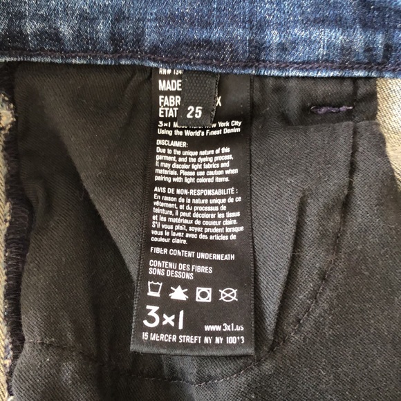 3X1 NYC frayed shorts - size 25 - Picture 7 of 8